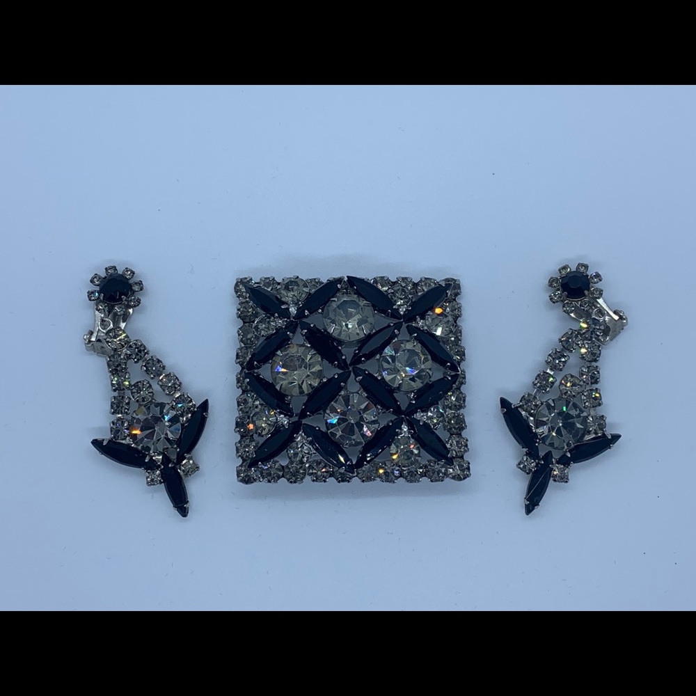 Juliana Sticks and Stones Brooch and Earrings